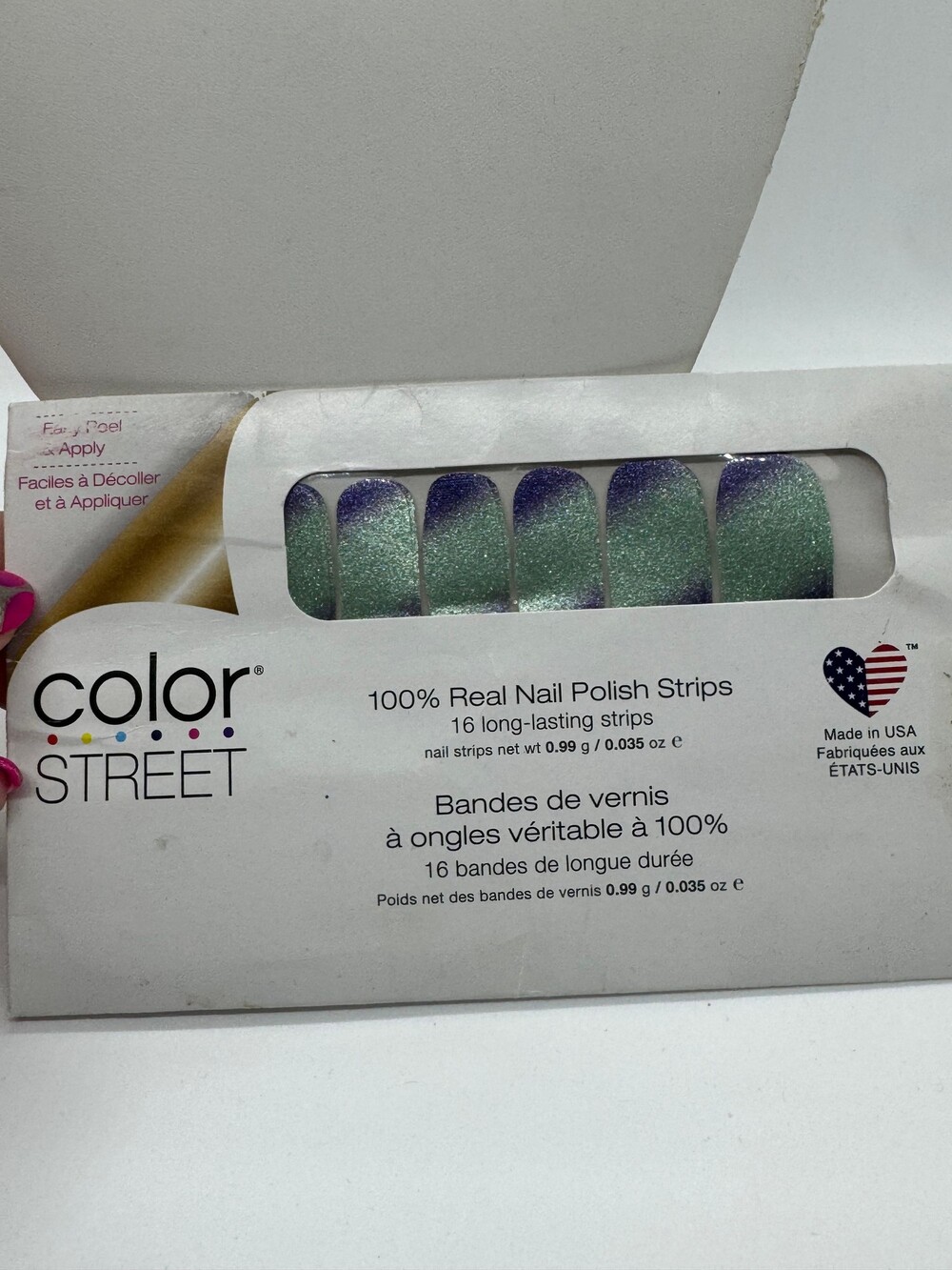Color Street 100% Real Nail Polish Strips 16 Long-Lasting Strips